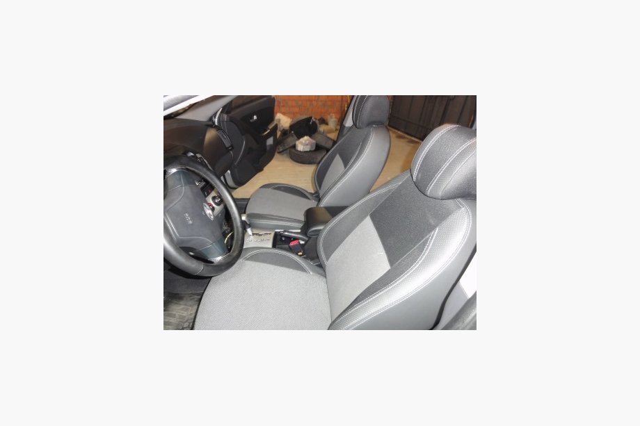 Hyundai Elantra (HD) 2006–2011 Ekonahkaiset istuinsuojat Brothers Premium Image