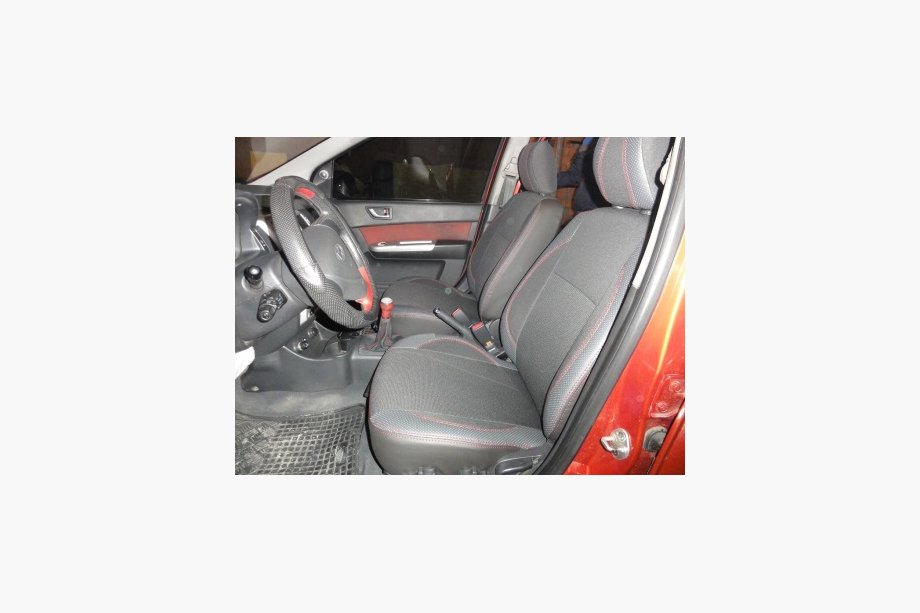 Hyundai Getz 2002– Auton istuinsuojat (keinonahka + kangas) Image