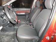 Hyundai Getz 2002– Auton istuinsuojat (keinonahka + kangas) kuva 1