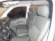 Volkswagen T5 Multivan 2003–2010 Auton penkinpäälliset (keinonahka↗kangas, Premium) Etuistuimet (1+1) kuva 2