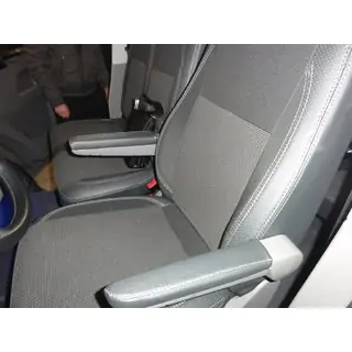 Auton istuinsuojat (keinonahka ja kangas, Premium) Volkswagen T5 Caravelle 2004–2010 kuva 3
