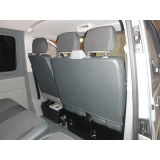 Auton istuinsuojat (keinonahka ja kangas, Premium) Volkswagen T5 Caravelle 2004–2010 kuva 4
