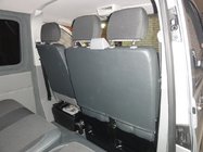 Volkswagen T5 Multivan 2003–2010 Auton penkinpäälliset (keinonahka↗kangas, Premium) Etuistuimet (1+1) kuva 3