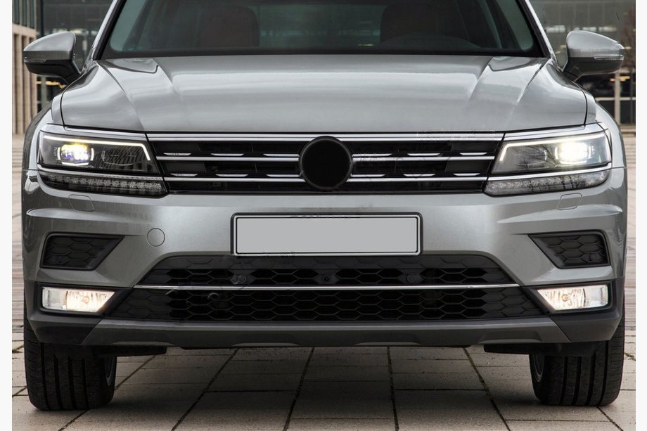 Volkswagen Tiguan 2016–2023 Etupuskurin suojalista 2016-2020 (ruostumaton teräs) Image