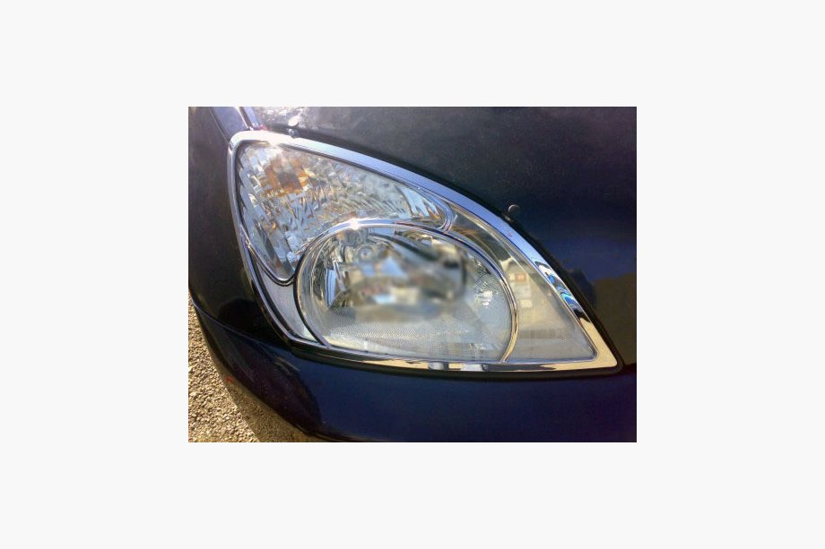 Chery Tiggo 1 2005–2016 Ajovalojen kromilistat (ABS, kromi) Image