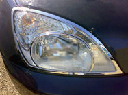 Chery Tiggo 1 2005–2016 Ajovalojen kromilistat (ABS, kromi) kuva 1