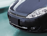 Chery Kimo 2007–2015 Lista yläjäähdyttimen säleikköön (1 kpl, ruostumaton teräs) kuva 1