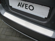 Chevrolet Aveo T250 2005–2011 Takapuskurin suojalista Nataniko (ruostumaton teräs) kuva 1