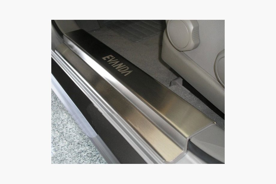 Chevrolet Evanda 2000–2006 NataNika Premium kynnyslistat (4 kpl, ruostumaton teräs) Image