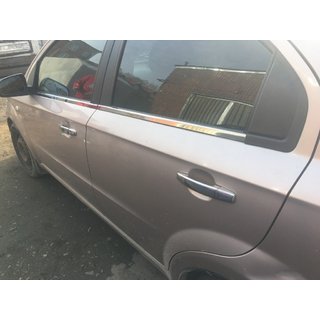 Ikkunoiden alalistat (4 kpl, ruostumaton teräs) Chevrolet Aveo T250 2005–2011 kuva 3