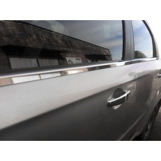 Ikkunoiden alalistat (4 kpl, ruostumaton teräs) Chevrolet Aveo T250 2005–2011 kuva 2