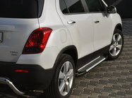 Chevrolet Trax 2012–2023 Allmond Grey -sivuporrassarja (2 kpl, alumiini) kuva 3