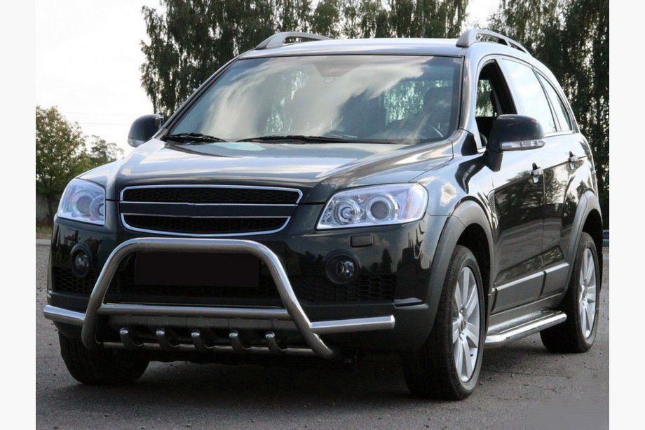 Chevrolet Captiva 2006–2019 Etusuojakaari WT003-Plus (ruostumaton teräs) Image
