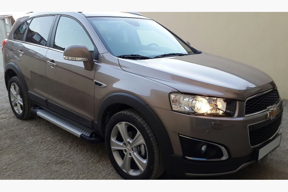 Chevrolet Captiva 2006–2019 Allmond Grey -sivukynnykset (2 kpl, alumiini) Image