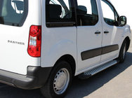 Peugeot Partner Tepee 2008–2018 Allmond Grey sivuportaat (2 kpl, alumiini) kuva 5
