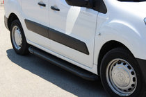 Peugeot Partner Tepee 2008–2018 Allmond Black sivuaskelmat (2 kpl, alumiini) kuva 1