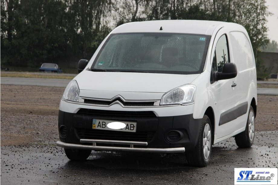 Peugeot Partner Tepee 2008–2018 Etusuoja ST016 (ruostumaton teräs) 60/42 mm Kuva 2