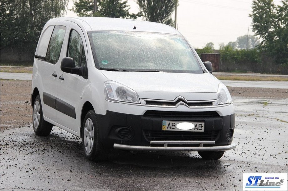 Peugeot Partner Tepee 2008–2018 Etusuoja ST016 (ruostumaton teräs) 60/42 mm Kuva 3