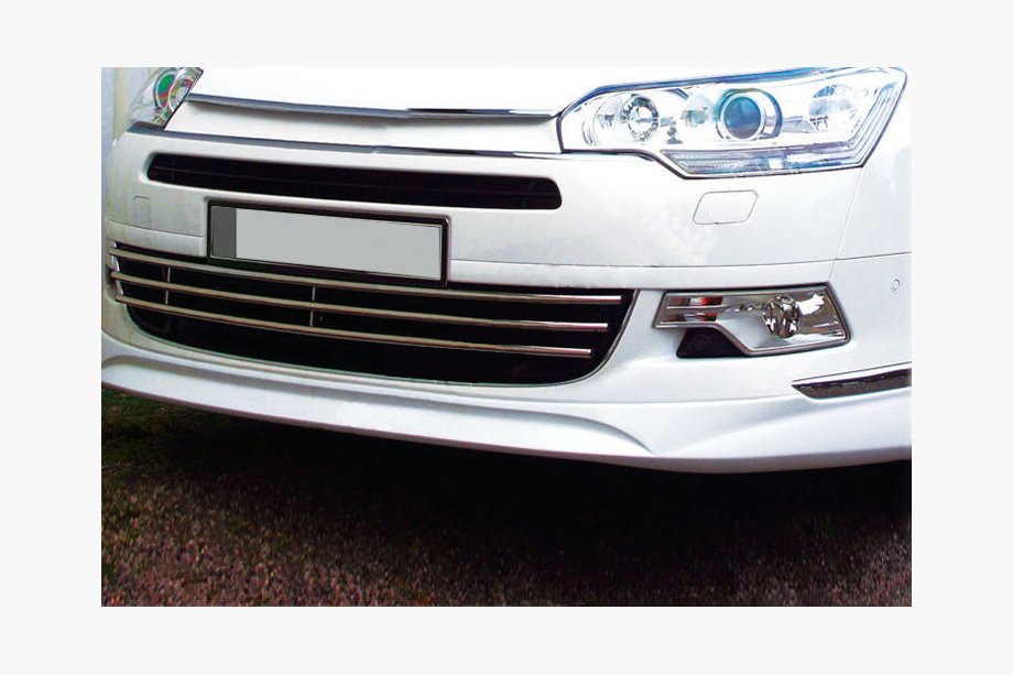 Citroen C-5 2008–2017 Puskurisäleikön suojalistat (5 kpl, ruostumaton teräs) Image