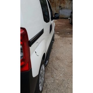 Rainbow Black -sivuporrat (2 kpl, alumiiniprofiili) Citroen Nemo 2007–2017 kuva 3