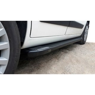 Rainbow Black -sivuporrat (2 kpl, alumiiniprofiili) Citroen Nemo 2007–2017 kuva 2