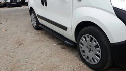 Fiat Fiorino/Qubo 2008–2024 Rainbow Black -sivuporrat (2 kpl, alumiiniprofiili) kuva 5