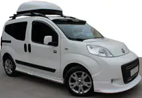 Fiat Fiorino/Qubo 2008–2024 Etupuskurin lippaspoileri V2 (maalattava) kuva 1