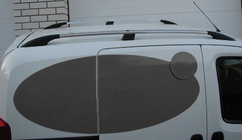 Fiat Fiorino/Qubo 2008–2024 Kattokaiteet, kromi kuva 1