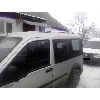 Kattokaiteet, kromi (muovijalat) Ford Connect 2006–2009 kuva 3