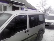 Ford Connect 2002–2006 Kromatut kattokaiteet kuva 3