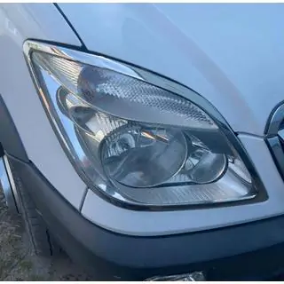 Ajovalojen kromilistat (2006-2013, 2 kpl, ruostumaton teräs) Mercedes Sprinter W906 2006–2018 kuva 1