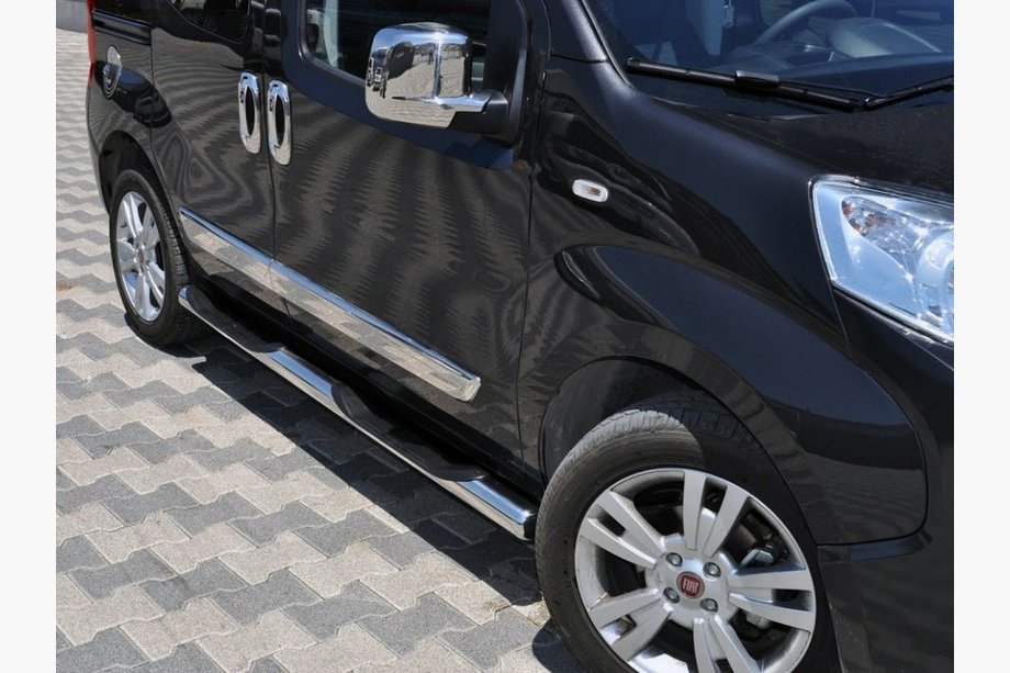 Citroen Nemo 2007–2017 Sivuputket (2 kpl, RST) Ø70, muovisilla kiinnikkeillä Image