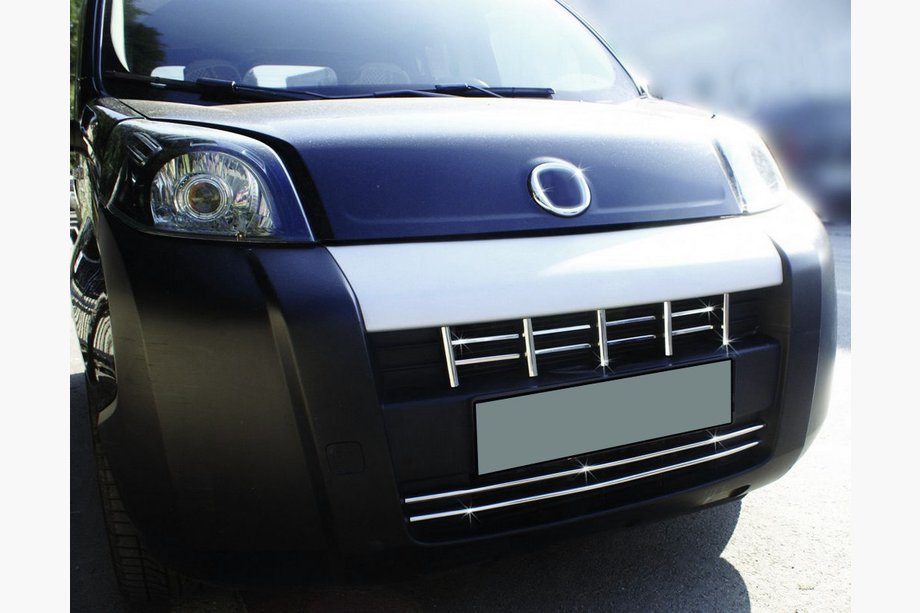 Citroen Nemo 2007–2017 Etusäleikön kromilista (15 osaa, ruostumaton teräs) Carmos - turkkilainen teräs Image
