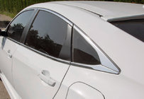 Honda Civic Sedan X 2016–2021 Ikkunoiden alareunan kromilistat (8 osaa) kuva 1