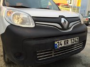 Renault Kangoo 2008–2020 Yksiosainen puskurin ritilä (ruostumaton teräs) kuva 2