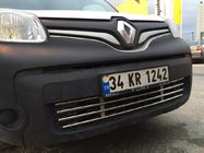 Renault Kangoo 2008–2020 Yksiosainen puskurin ritilä (ruostumaton teräs) kuva 3