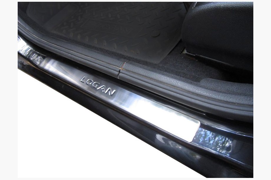 Renault Logan MCV 2005–2013 OmsaLine kynnyslistat (4 kpl, ruostumaton teräs) Image