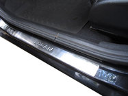 Renault Logan MCV 2005–2013 OmsaLine kynnyslistat (4 kpl, ruostumaton teräs) kuva 1