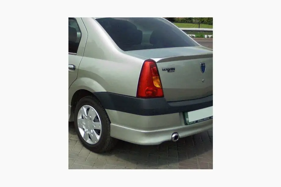 Dacia Logan I 2005–2008 Takapuskuri (lisäosa, maalattavaksi) Image