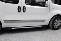 Peugeot Bipper 2008–2017 Sivukynnykset Allmond Grey (2 kpl, alumiini) kuva 1