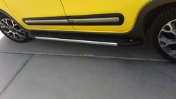 Fiat 500X 2014–2024 Duru sivuastinlaudat (2 kpl, alumiini) kuva 3