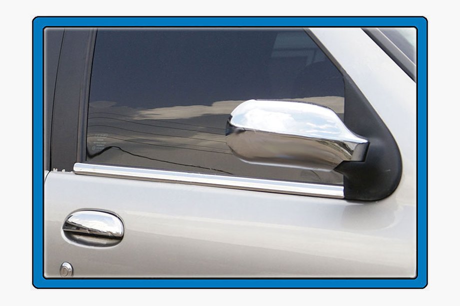 Fiat Albea 2002–2012 Ikkunoiden ulkoreunalistat (4 kpl, ruostumaton teräs) Image