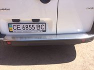 Fiat Doblo II 2010–2022 Takapuskurin suojalista taivutuksella NataNika (ruostumaton teräs) kuva 2