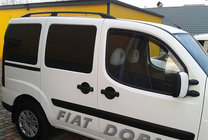 Fiat Doblo I 2001–2005 Mustat kattokaiteet kuva 3