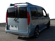 Fiat Doblo I 2005–2010 Kattokaiteet spoilerilla HRV-tyyppi (maalattava) kuva 4