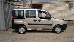 Fiat Doblo I 2001–2005 Kromatut kattokaiteet Muoviset jalat kuva 8