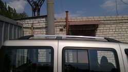 Fiat Doblo I 2001–2005 Kromatut kattokaiteet Muoviset jalat kuva 9