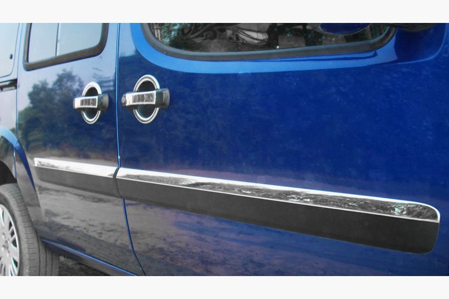 Fiat Doblo I 2005–2010 Ovilistat, kapea malli (4 kpl, ruostumaton teräs) OmsaLine – italialainen ruostumaton teräs Image