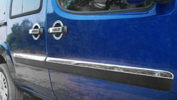Fiat Doblo I 2005–2010 Ovilistat, kapea malli (4 kpl, ruostumaton teräs) OmsaLine – italialainen ruostumaton teräs kuva 1