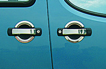 Fiat Doblo I 2005–2010 Ovenkahvan kromisuojat (4 kpl, ruostumaton teräs) kuva 5